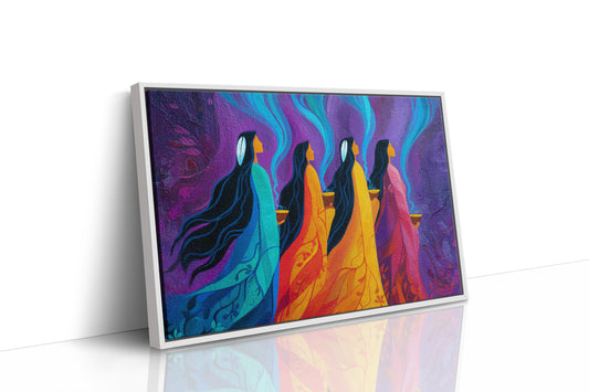 Sacred Smoke Rises Through Color