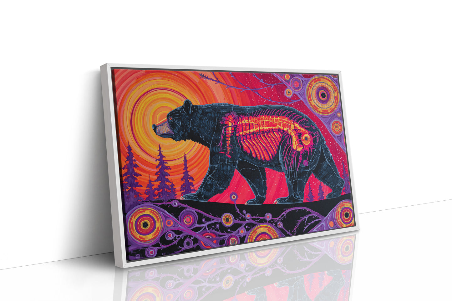 Spirit Bear's Inner Fire Glows