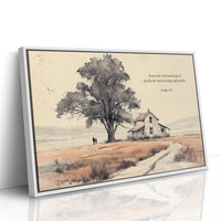 Psalm 37:3 Farmhouse Scripture Art
