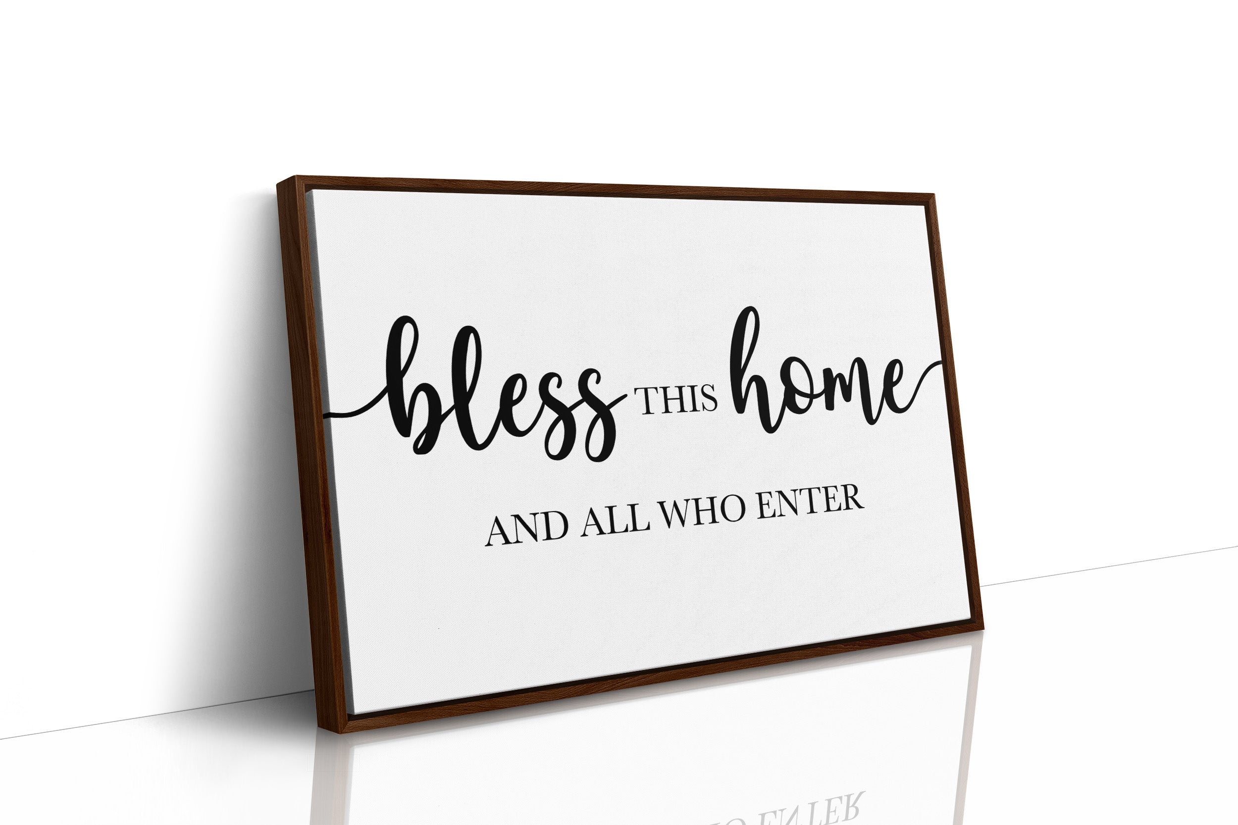 Threshold Blessing In Elegant Script