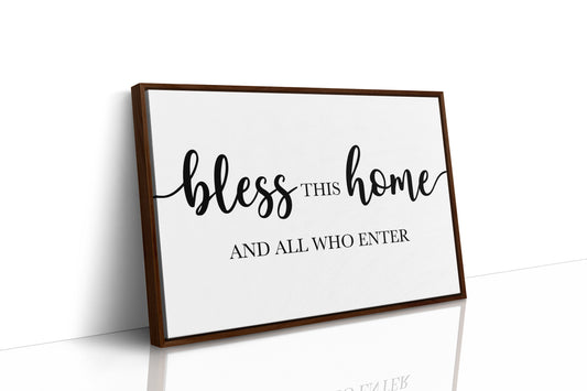 Threshold Blessing In Elegant Script