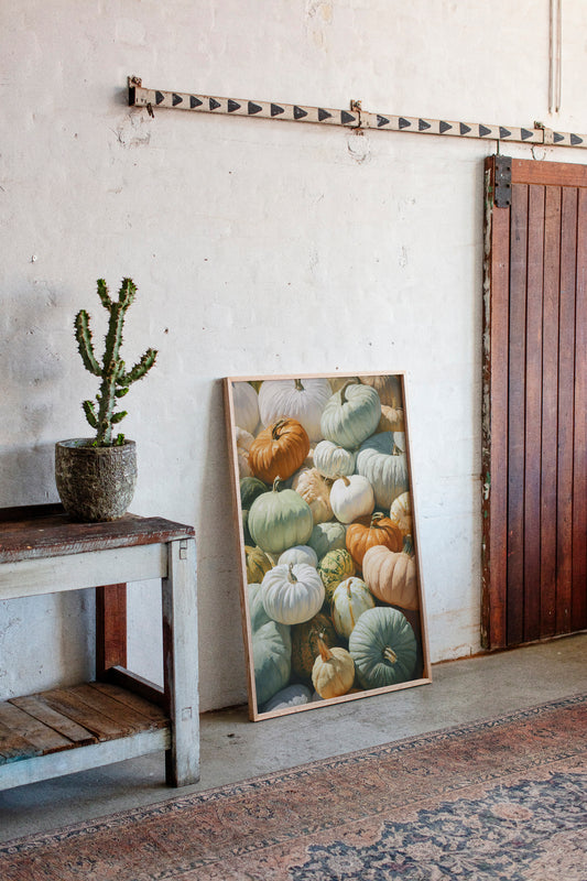 Autumn's Palette In Pumpkin Poetry