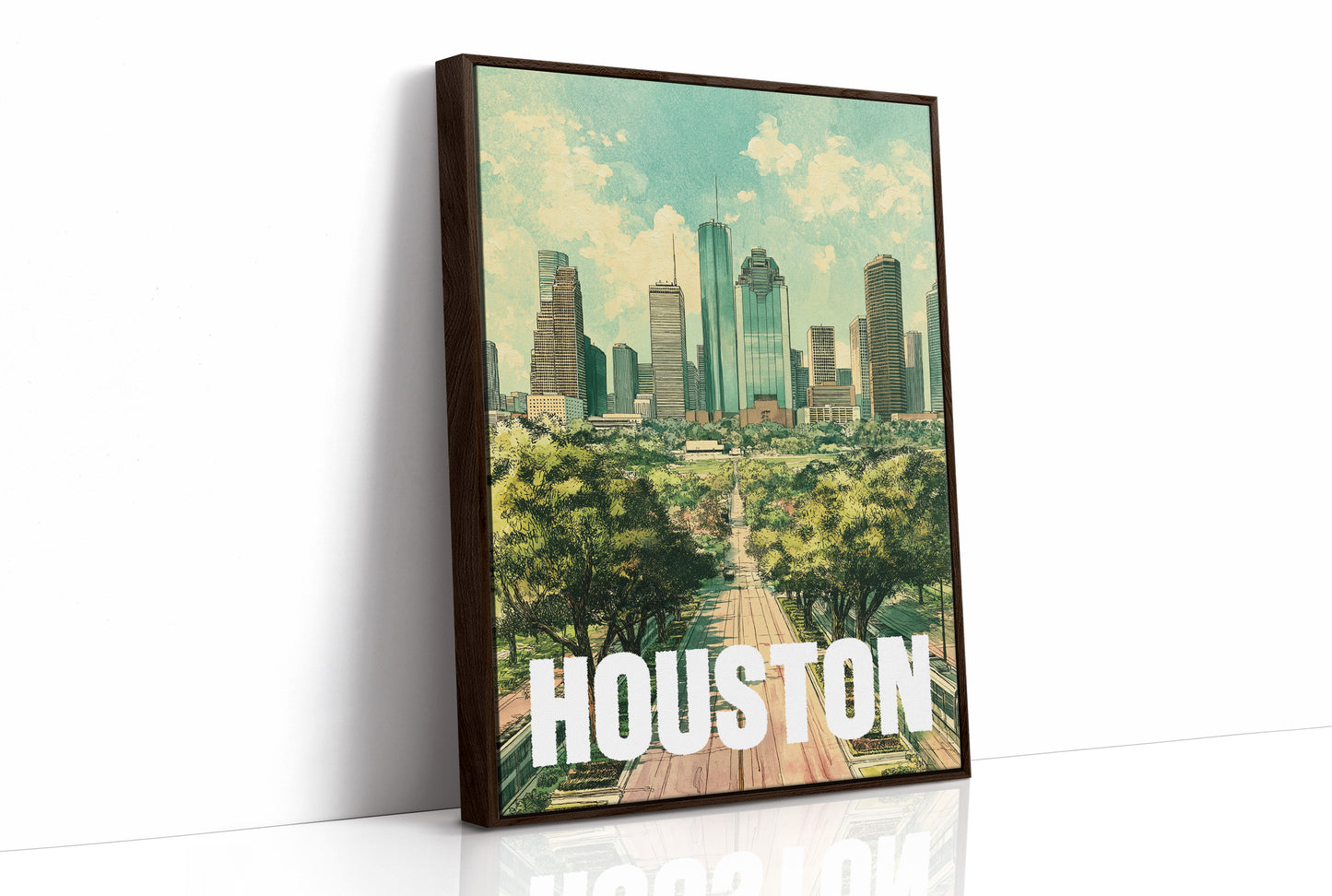 Houston, Riso Print
