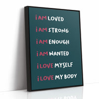 Six Ways to Say I Am (Teal)