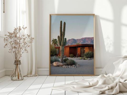 Cactus Sentinel at Dusk