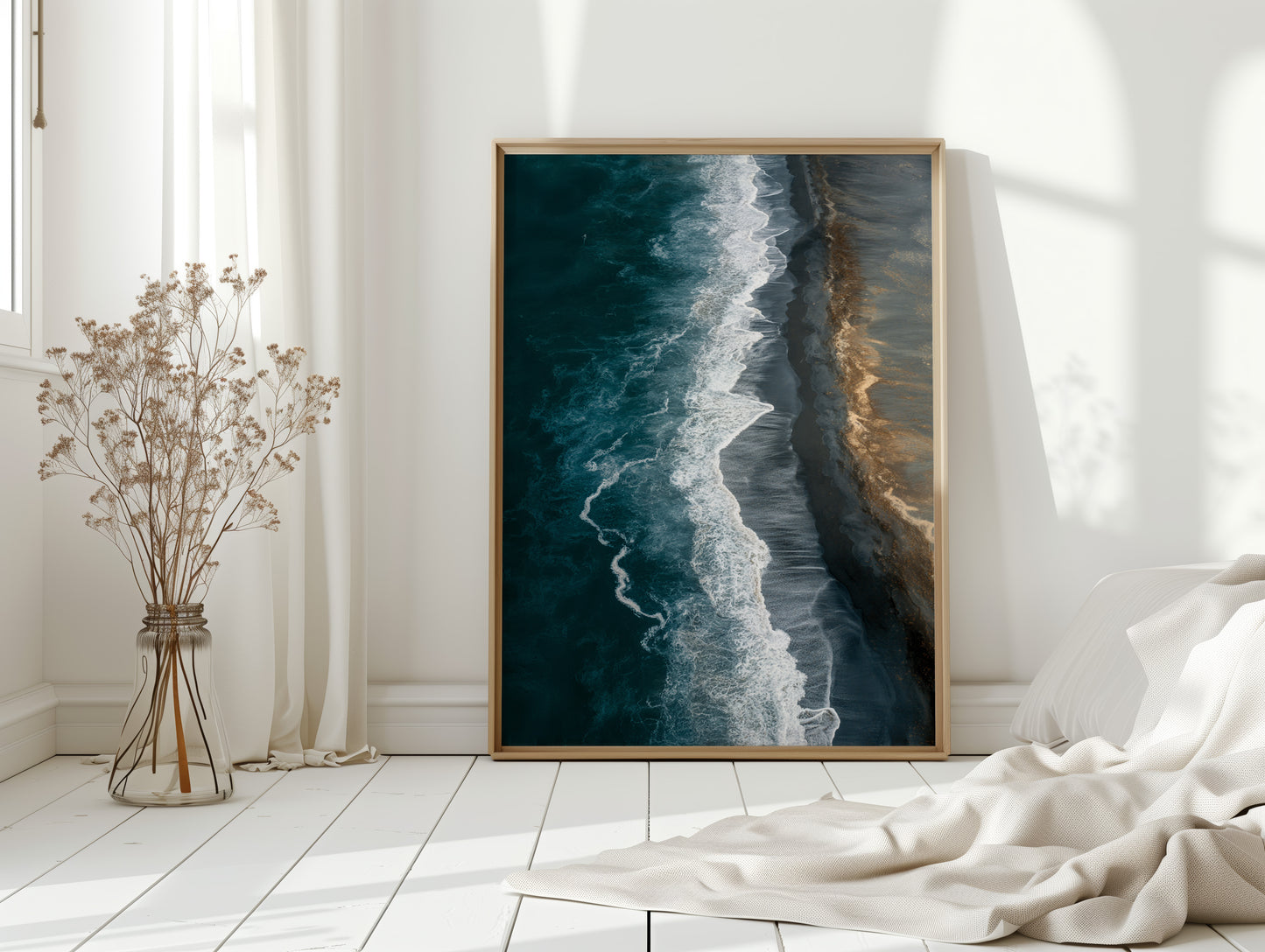 Tides Embrace the Shoreline's Whisper