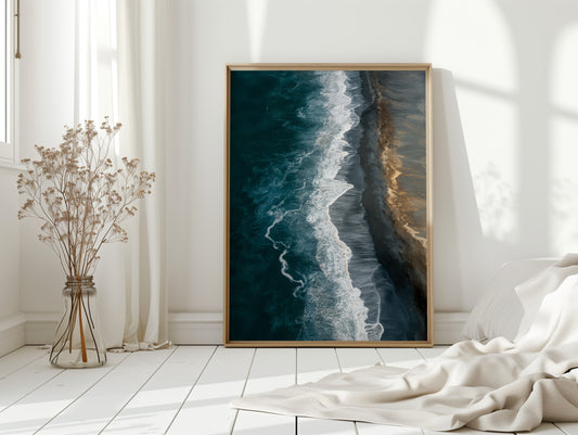 Tides Embrace the Shoreline's Whisper