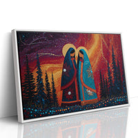 Sacred Dance Among Northern Lights