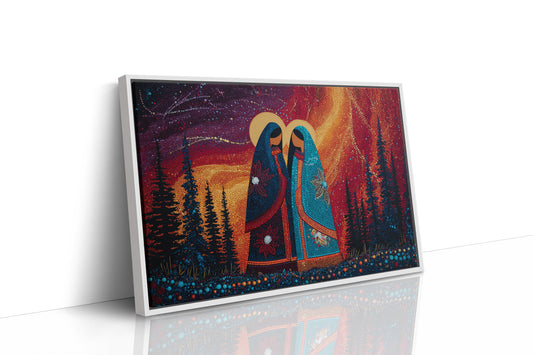 Sacred Dance Among Northern Lights