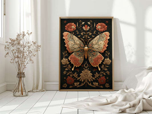 Embroidered Wings in Bloom