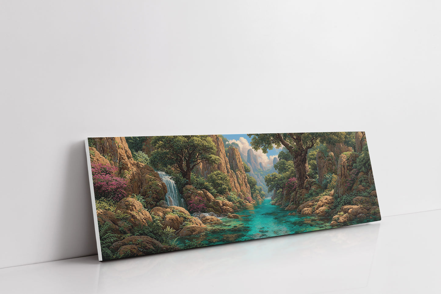 Emerald River Through the Hidden Cliffs