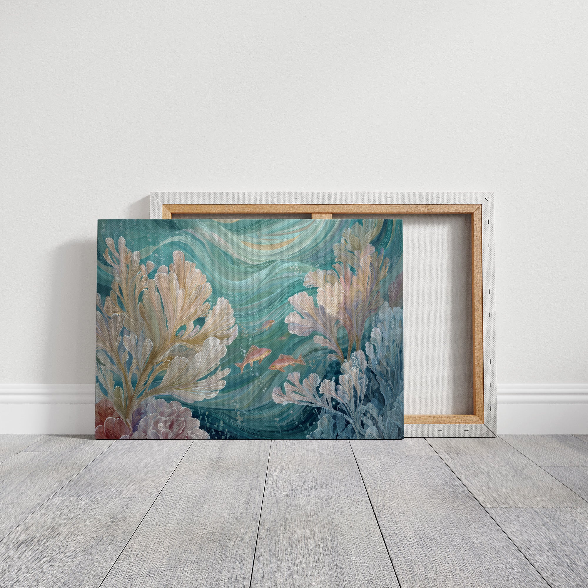 Coral Symphony In Turquoise Depths