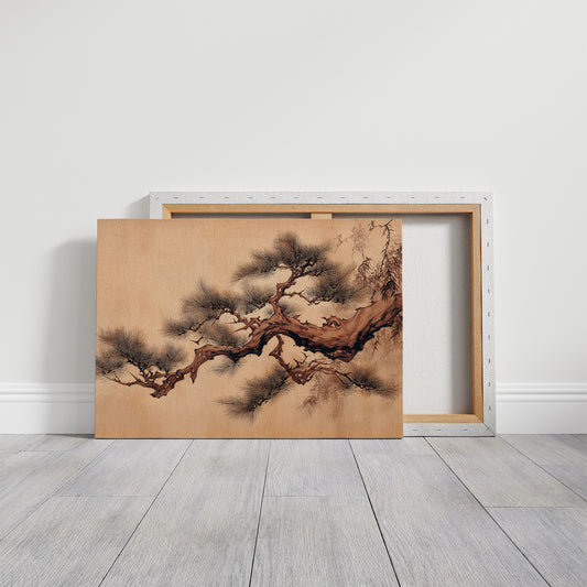 Ancient Pine Bends With Morning Light