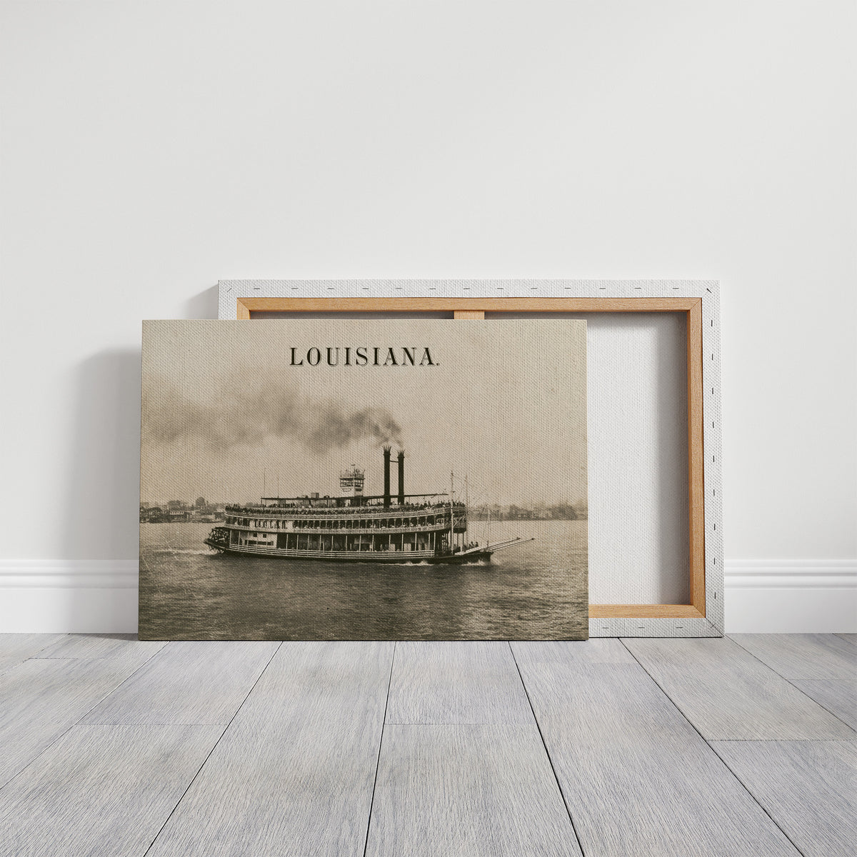 Louisiana Steamboat Voyage Print