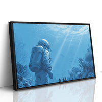 Ocean Explorer In Azure Depths