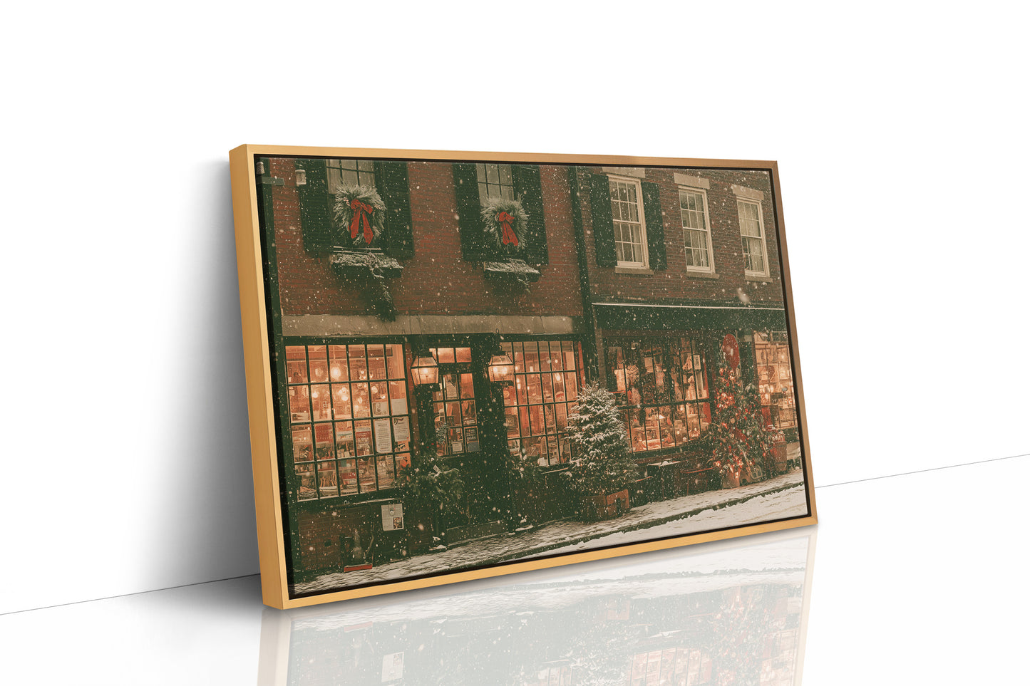 Antique Row, Falling Snow