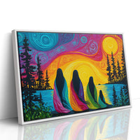 Sacred Waters Meet Northern Lights