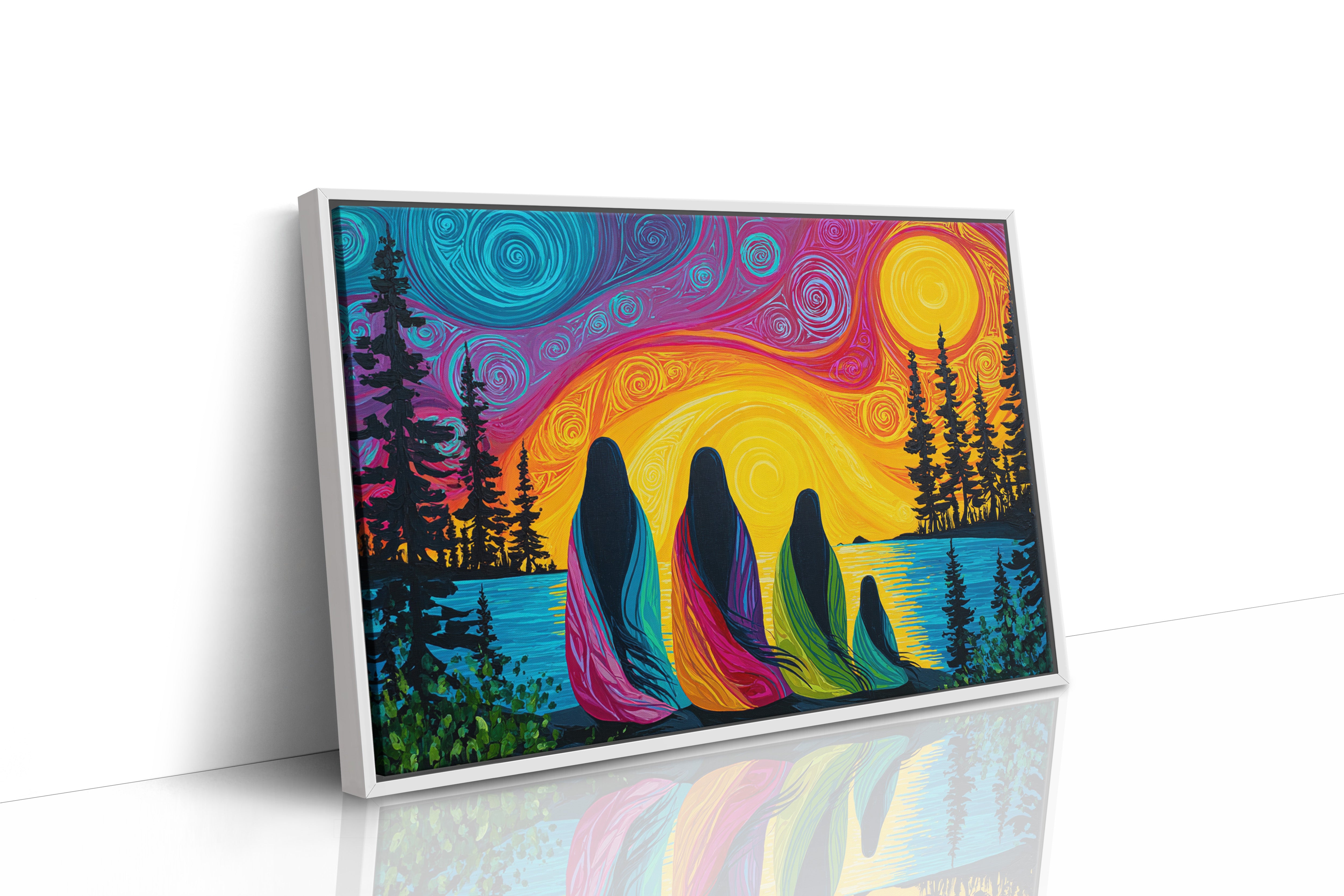 Sacred Waters Meet Northern Lights