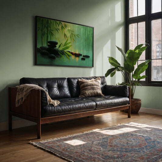 Bamboo Leaves Meet Sacred Waters