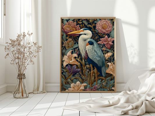 Elegance Amidst Flora's Embrace