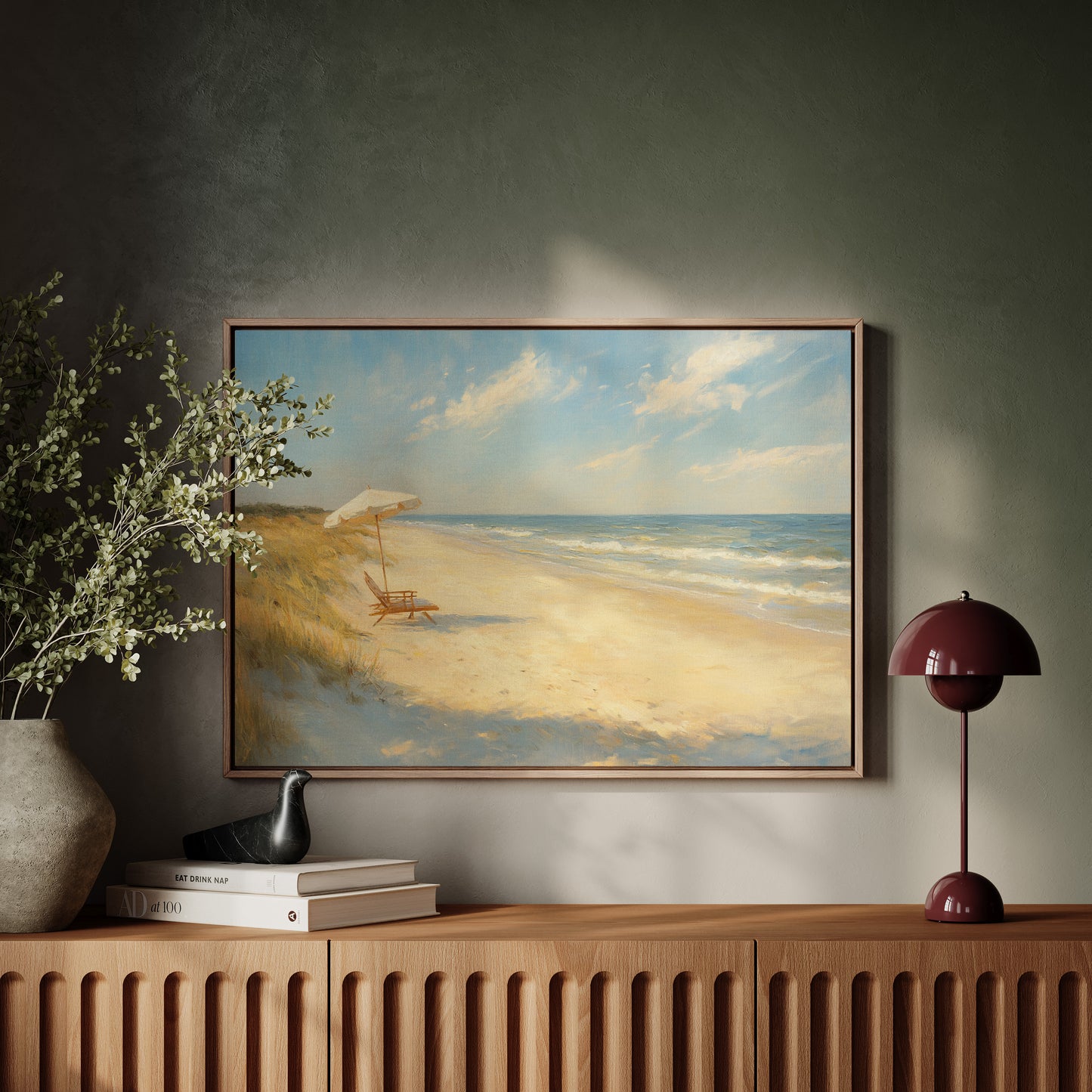 Summer Waits On Golden Sand