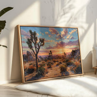 Sunset Ignites Joshua Tree's Soul
