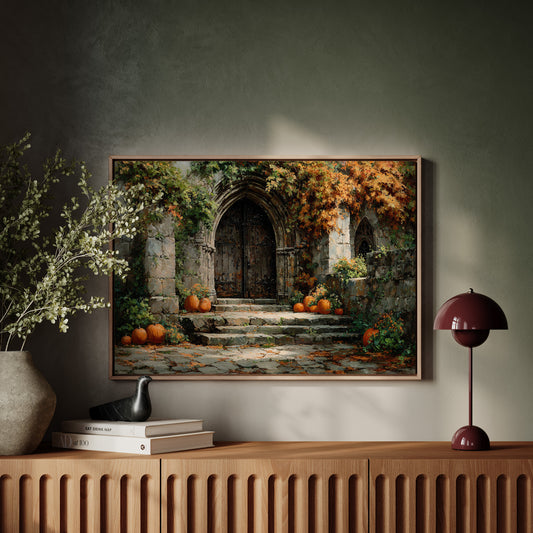 Autumn's Embrace at the Threshold