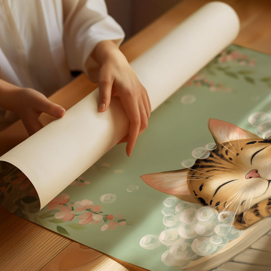 Bubble Bath Under Cherry Blossoms