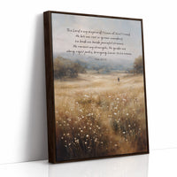 Psalm's Promise On Wooden Table