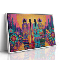 Sacred Garden Sings Through Stained Glass