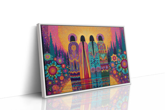 Sacred Garden Sings Through Stained Glass