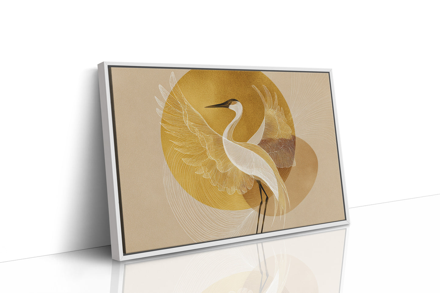 Golden Wings Catch Morning Light