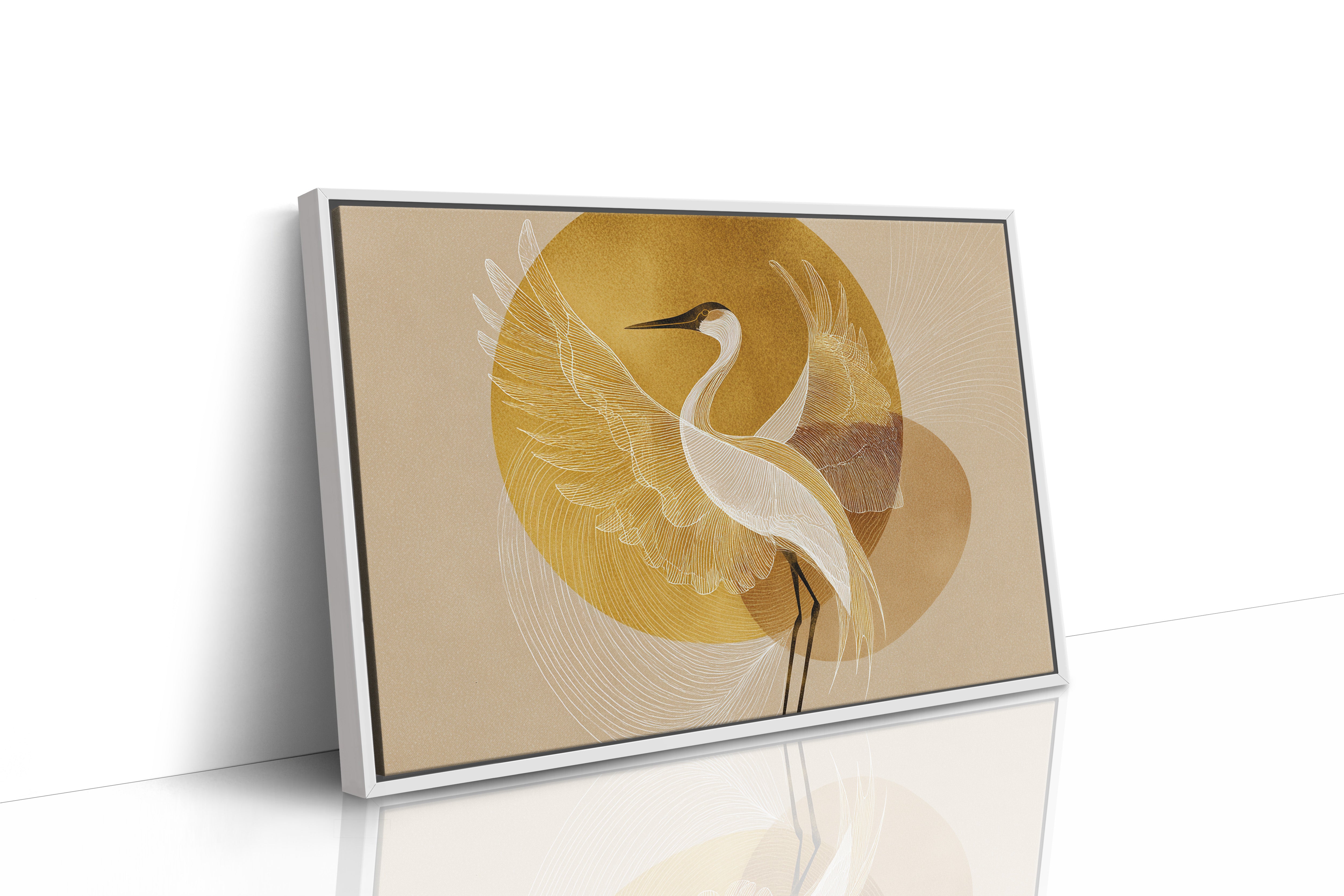 Golden Wings Catch Morning Light