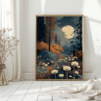 Moonlit Meadow's Gentle Embrace