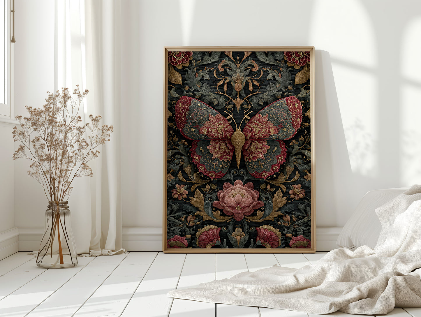 Butterfly Dance Among Blossoms