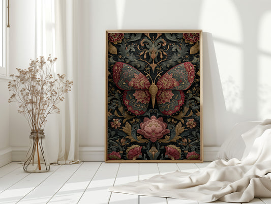 Butterfly Dance Among Blossoms