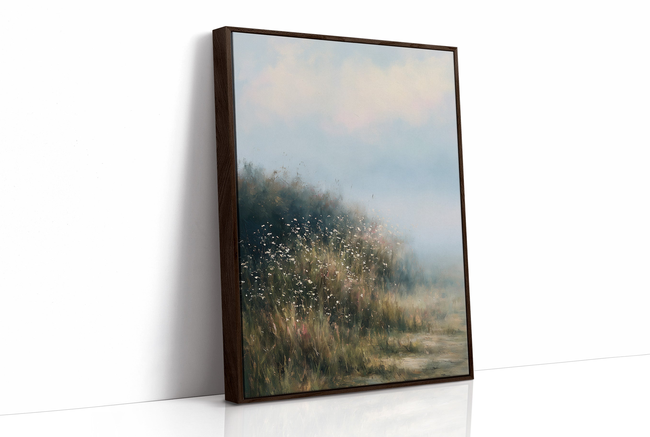 Wildflowers in the Morning Haze