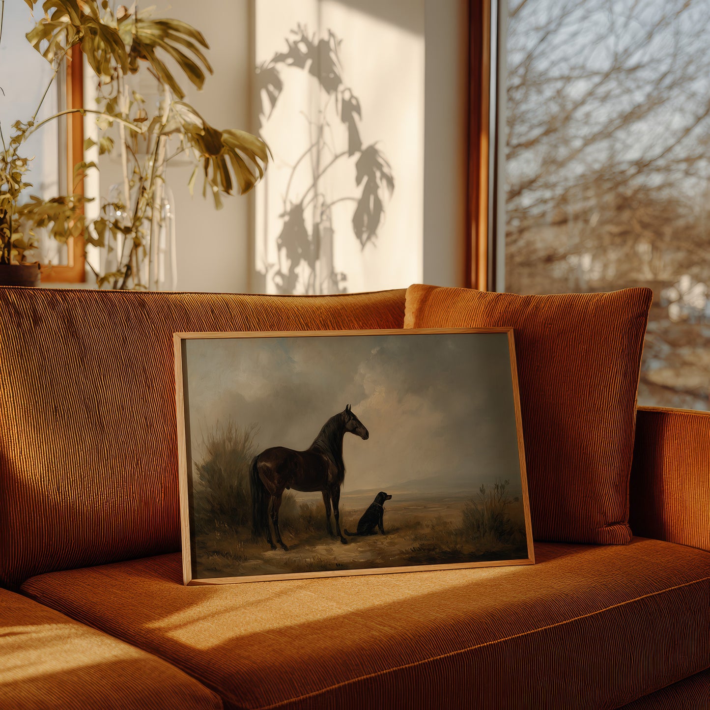 Noble Steed Shares Dawn With Friend