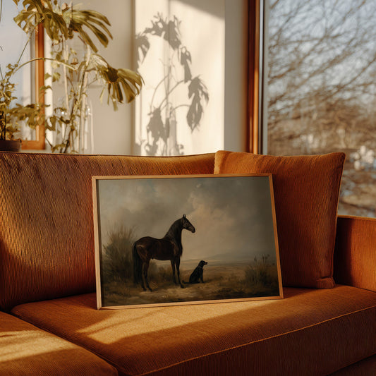 Noble Steed Shares Dawn With Friend