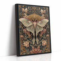 Nocturnal Symmetry: Art Nouveau Moth