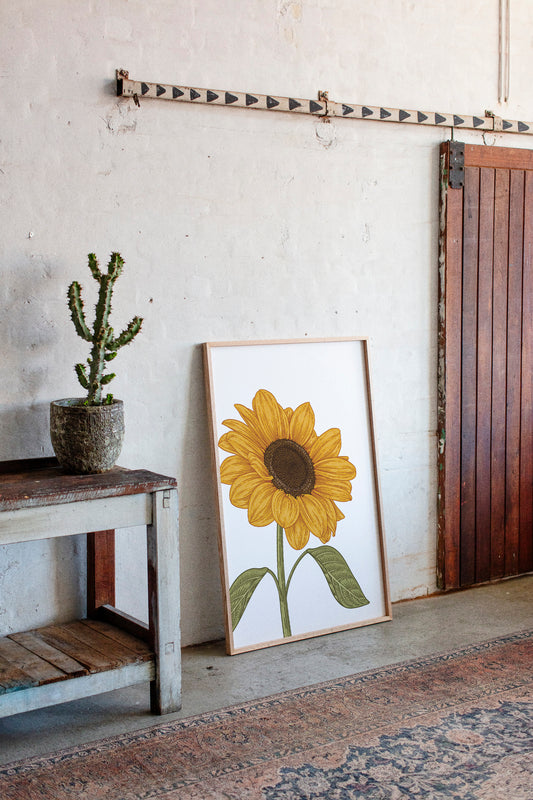 Golden Petals Paint Summer's Portrait