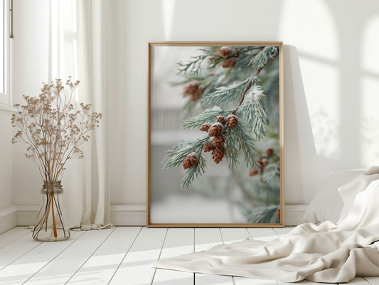 Frosted Pines Hold Their Secrets