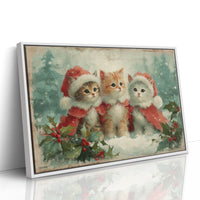Holiday Kittens Share Winter Magic
