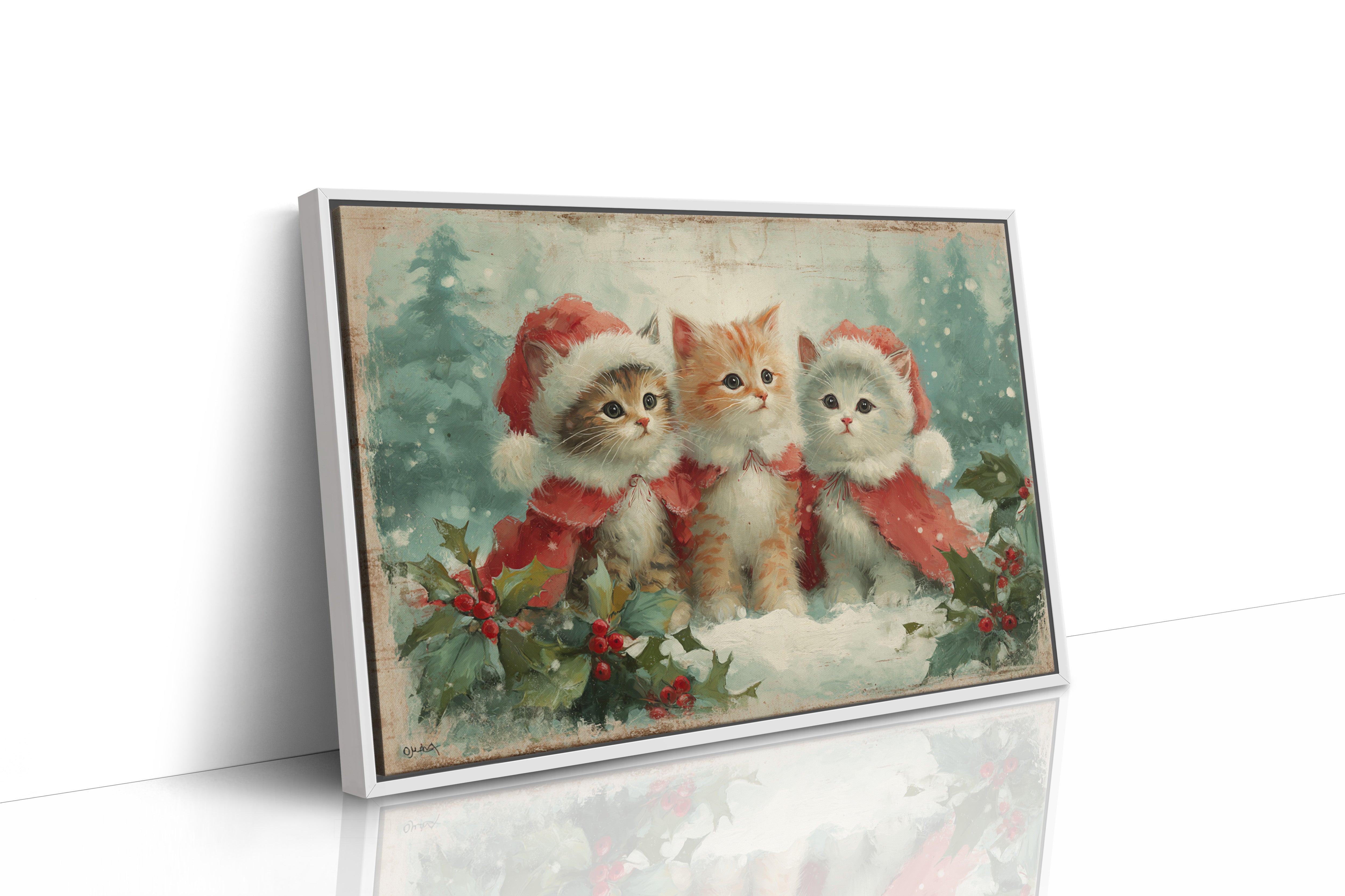 Holiday Kittens Share Winter Magic