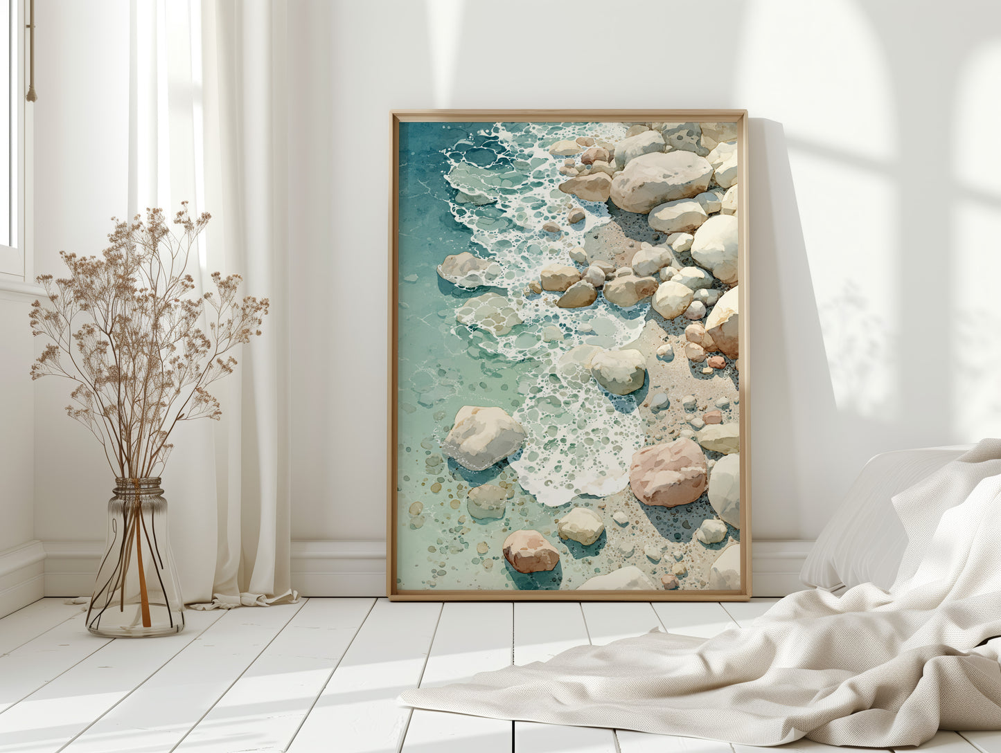 Tides Caress the Timeless Stones
