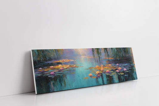 Lily Glow on the Quiet Lagoon