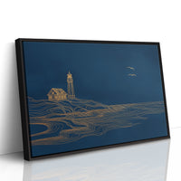 Coastal Beacon Awaits The Dawn