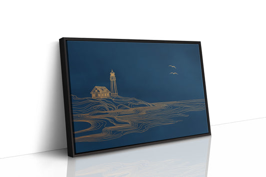 Coastal Beacon Awaits The Dawn