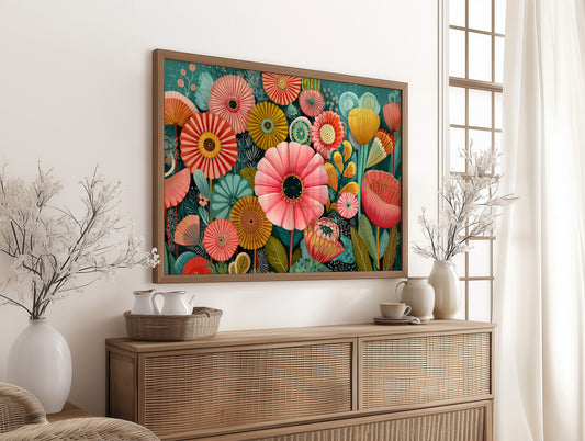 Coral Blooms Cast Golden Shadows