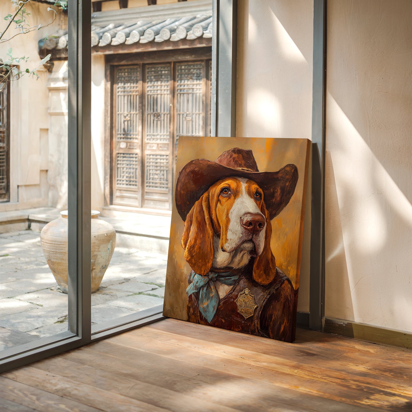 Basset Hound Frontier Sheriff